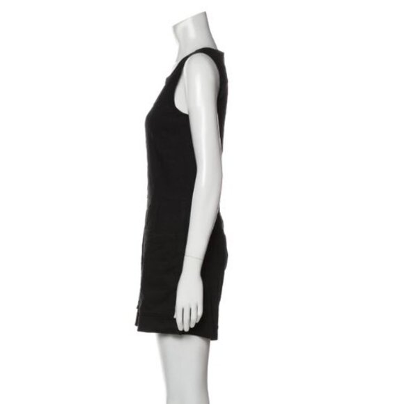 Theory Linen Pocket Front Scoop Neck Romper - Picture 7 of 8